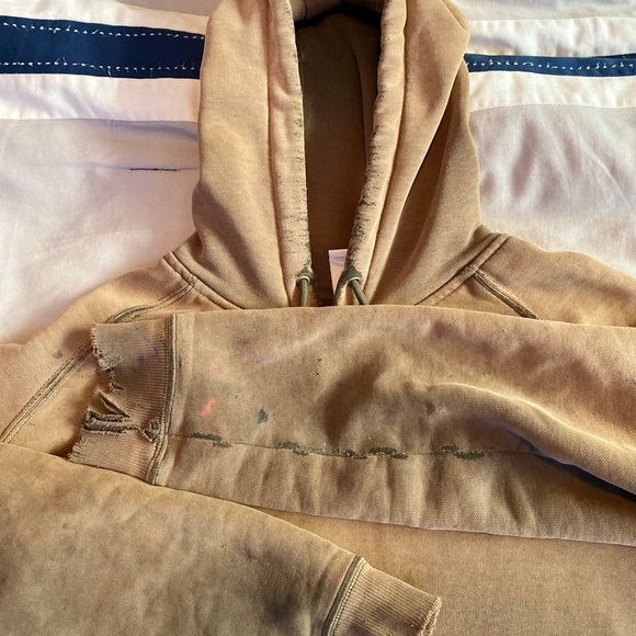 Worn Vintage Heavyweight Carhartt Hoodie - Picture 2 of 3